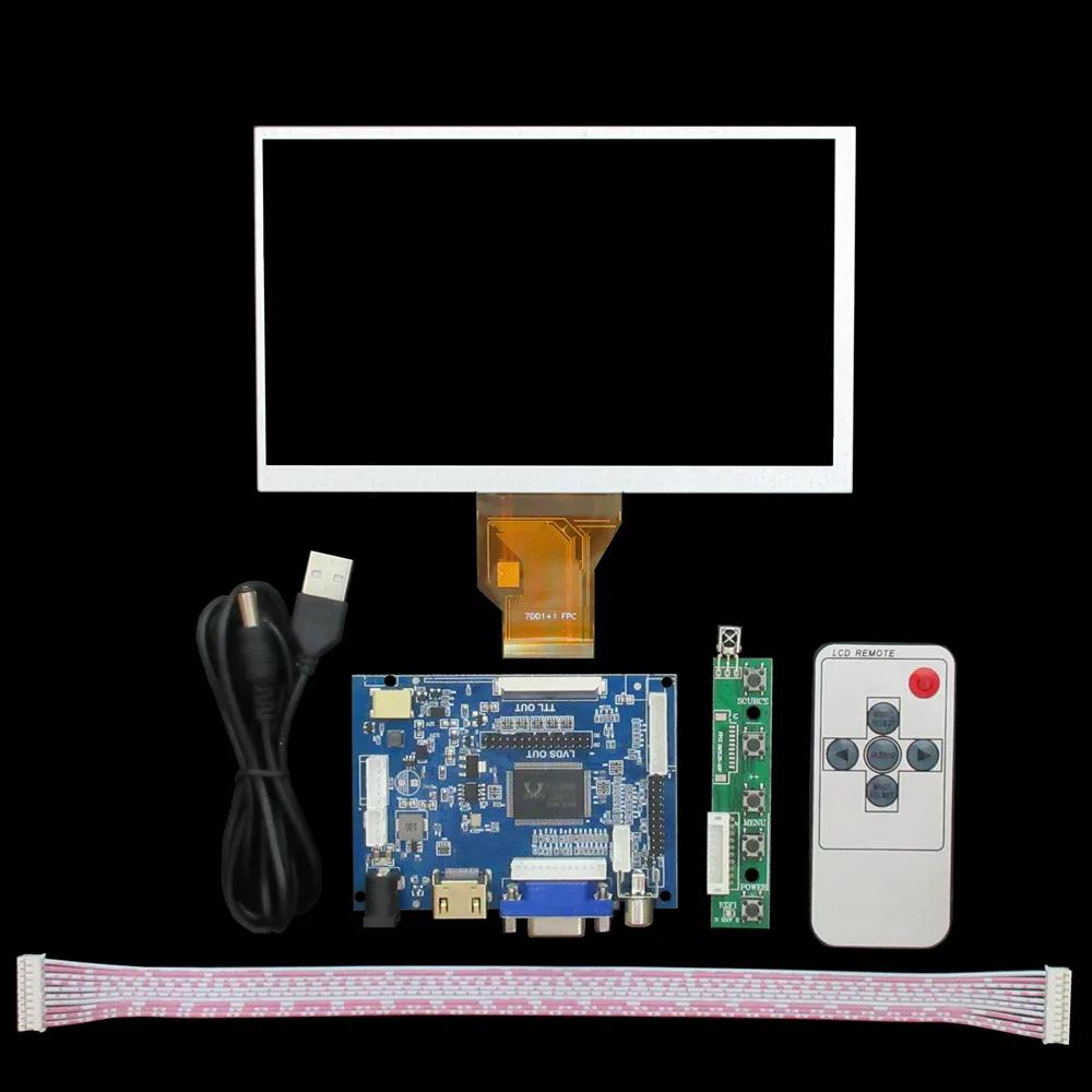 7 Inch AT070TN90 TFT LCD Display Screen Control Driver Board HDMI-Compatible VGA AV For Development Board Raspberry